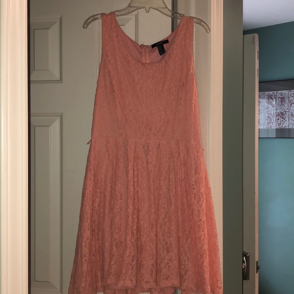 Forever 21 Pink Lace Dress